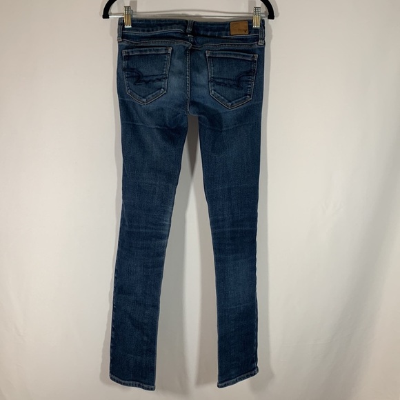 American Eagle Blue Denim Skinny Jeans - Picture 5 of 10